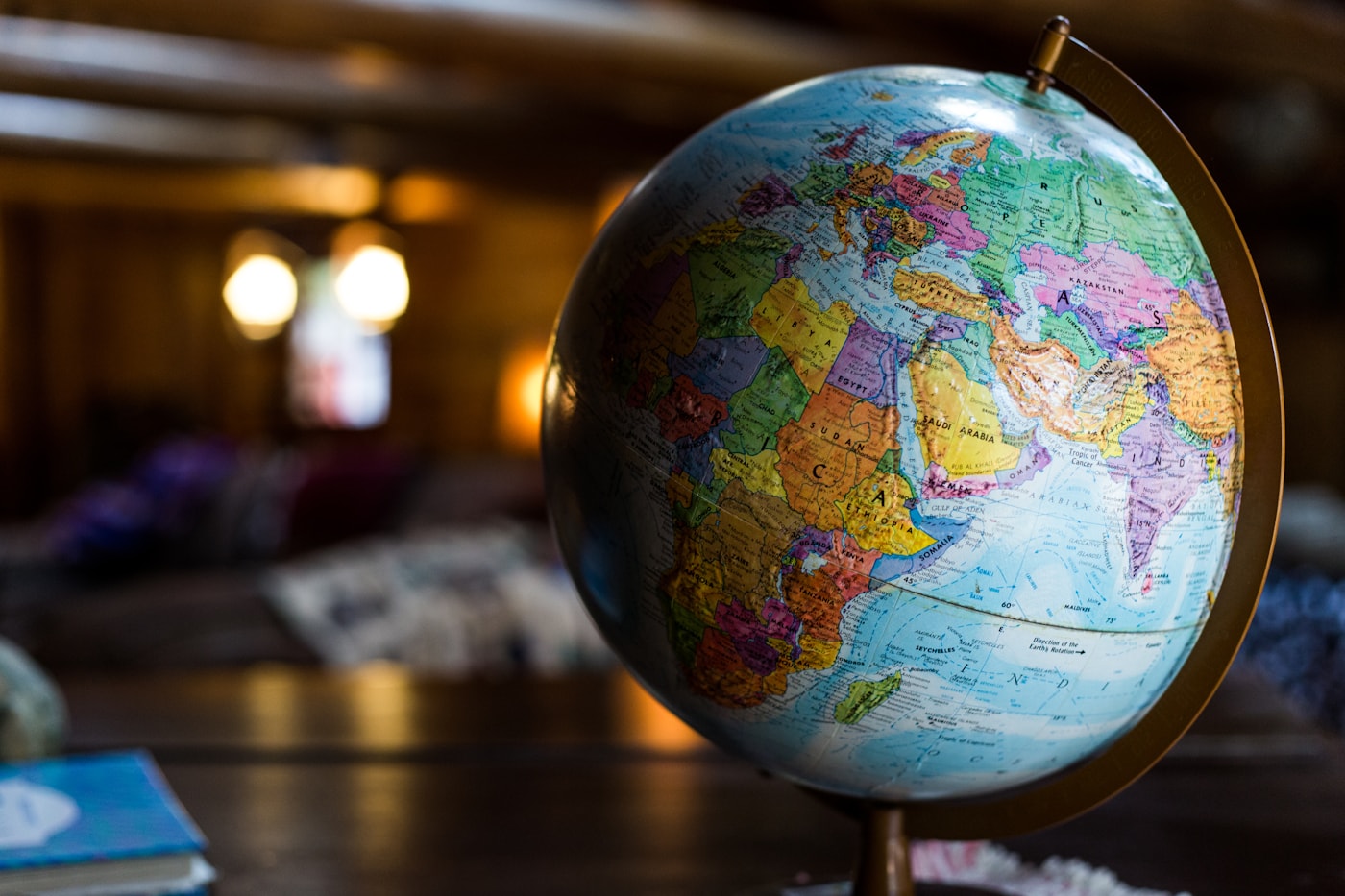 Detailed world map